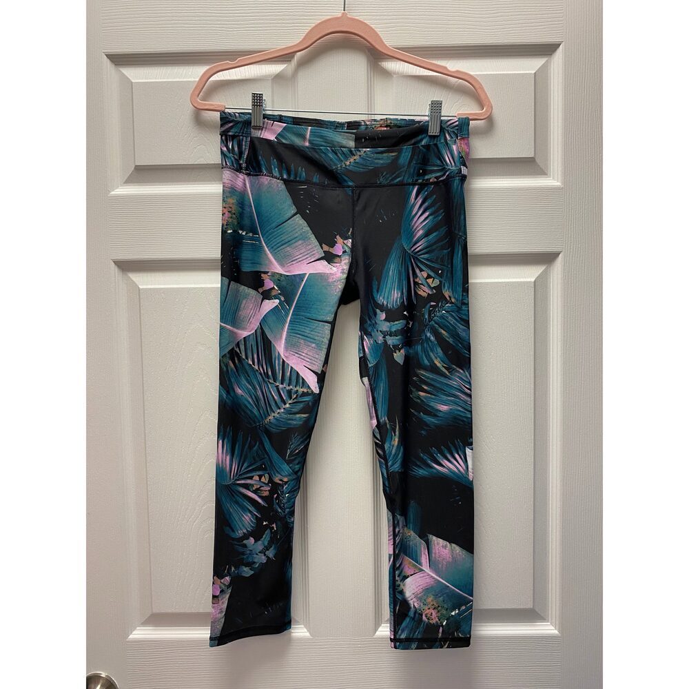 Fabletics Palm Print Leggings Sz M​